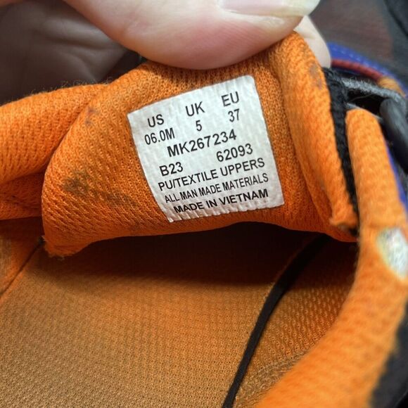 Merrell Kids Moab Speed low waterproof shoe size 6 MK267234 blue orange hiking - Picture 7 of 8